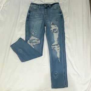 Hollister smiley jeans